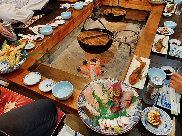 GAMP HOUSEの夕食